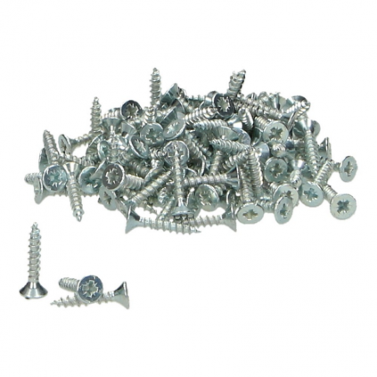 Schroeven voor alu prof. zilver 3x16 - 250 st.