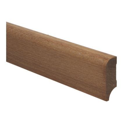 Kol. plint 58x22 afzelia/dous. onbewerkt