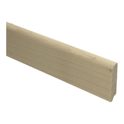 Franse plint 60x13 licht beuken onbew.
