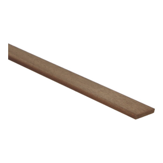 Afwerklijst 6x28 mahonie/sipo onbewerkt