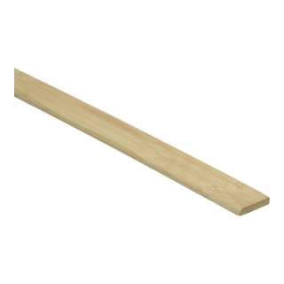 Bamboe afwerklijst 5x25 naturel onbew.