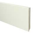 MDF Moderne plint 150x18 wit voorgelakt RAL 9010