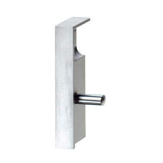 Eindstuk links zilver