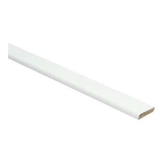 Afwerklijst met plakstrip hoogglans wit