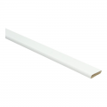 Afwerklijst met plakstrip hoogglans wit