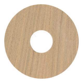 Zelfkl. rozet (17 mm) eiken diamant (10 st.)