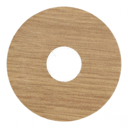 Zelfkl. rozet (17 mm) eiken (10 st.)