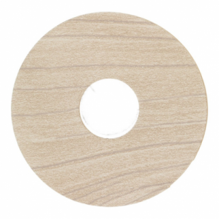 Zelfkl. rozet (17 mm) witte es (10 st.)
