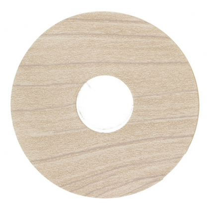 Zelfkl. rozet (17 mm) witte es (10 st.)