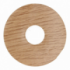 Zelfkl. rozet (17 mm) eiken naturel (10 st.)