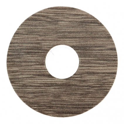 Zelfkl. rozet (17 mm) eiken grijs gerookt (10 st.)