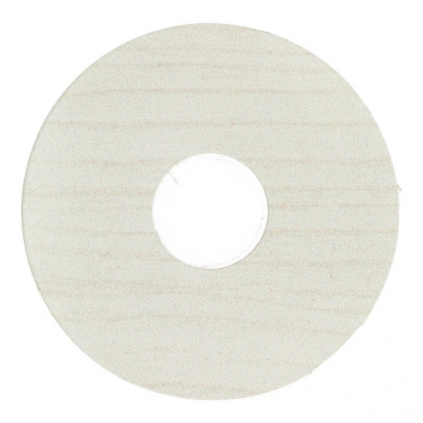 Zelfkl. rozet (17 mm) elzen wit (10 st.)