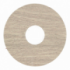 Zelfkl. rozet (17 mm) teak grijs geborsteld (10 st.)