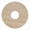 Zelfkl. rozet (17 mm) seagrass (10 st.)