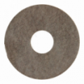 Zelfkl. rozet (17 mm) beton gepol. donker (10 st.)