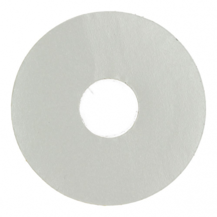 Zelfkl. rozet (17 mm) grijs (10 st.)