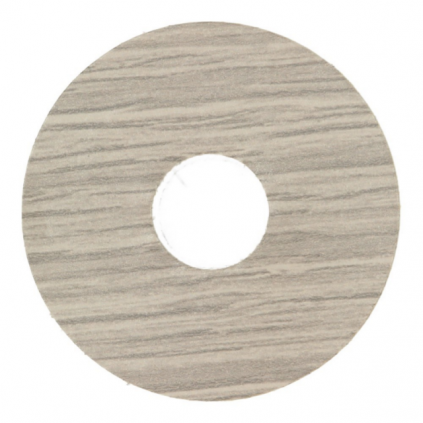 Zelfkl. rozet (17 mm) oude rustieke eik (10 st.)