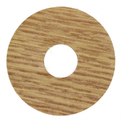 Zelfkl. rozet (17 mm) roussillon eiken (10 st.)