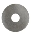 Zelfkl. rozet (17 mm) zand donker (10 st.)