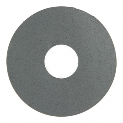 Zelfkl. rozet (17 mm) dekkend antraciet (10 st.)