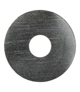 Zelfkl. rozet (17 mm) trendy zwart (10 st.)