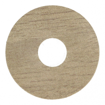 Zelfkl. rozet (17 mm) fijngest. eiken licht (10 st.)