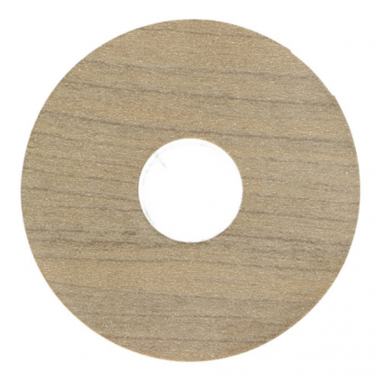 Zelfkl. rozet (17 mm) verweerd grenen (10 st.)