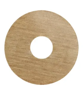 Zelfkl. rozet (17 mm) fijngest. eiken nat. (10 st.)