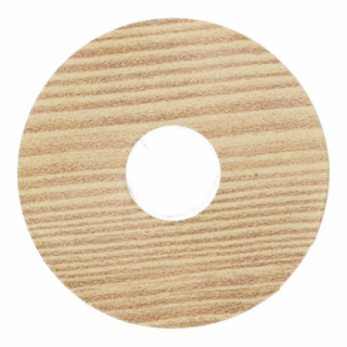 Zelfkl. rozet (17 mm) oud grenen (10 st.)
