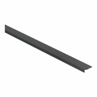 Hoeklijnprofiel zelfkl. 4 mm tbv PVC klik zwart