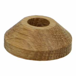 Rozet Ø 16 mm eiken naturel geolied