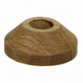 Rozet Ø 16 mm eiken gerookt naturel geolied