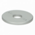 Rozet Ø 16 mm alu zilver glanzend