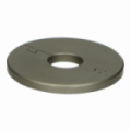Rozet Ø 16 mm alu RVS mat