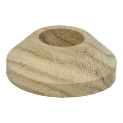 Rozet Ø 22 mm eiken onbewerkt