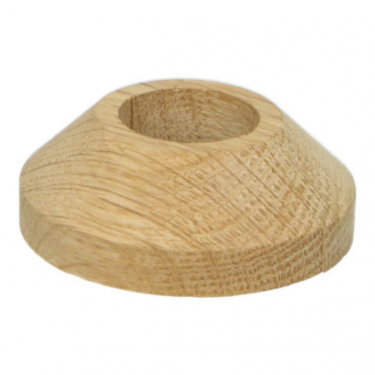 Rozet Ø 22 mm eiken naturel geolied