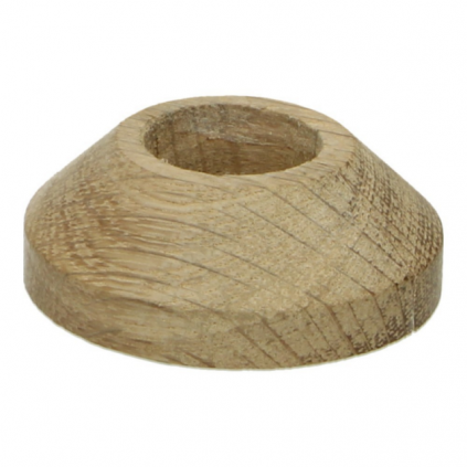 Rozet Ø 22 mm eiken gerookt naturel geolied