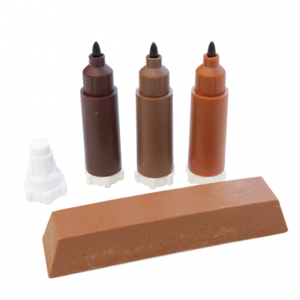 Kleurstiftenset "rood/bruine" kleuren