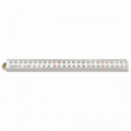 Duimstok glasfiber wit 1 meter