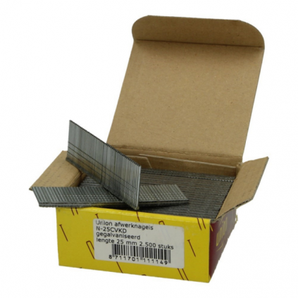 Afwerknagels gegalv. N-25 mm (2.500 st)