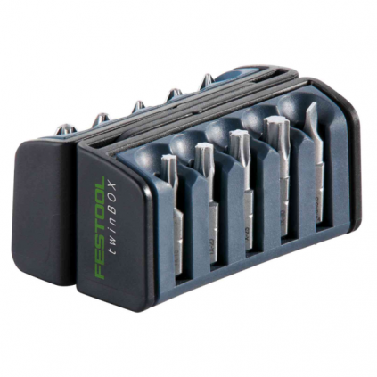 Twinbox met 10 bitjes Mix in riemhouder