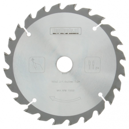 Cirkelzaagblad 160x2,2x20 24T (TS-55) [hout]