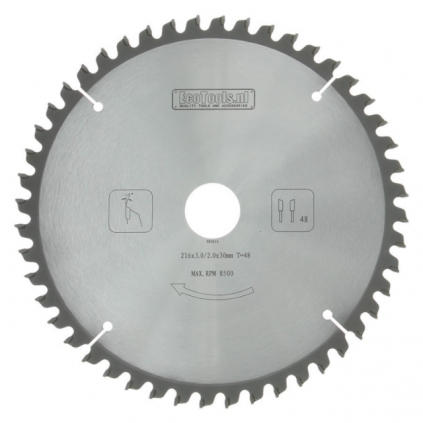 HM afkortzaagblad 216 x 3,0 x 30 48T (Kapex KS60)