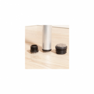 Viltglijder vast vilt ronde holle poten 12-14 mm ( set van 4 )