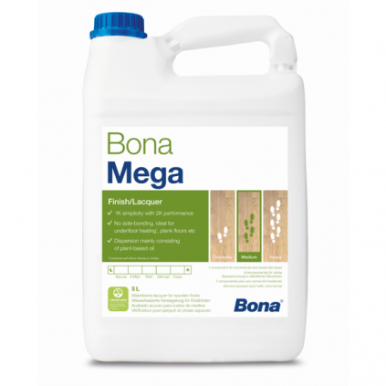 Bona Mega halfmat/zijdeglans (aflak) 5 L
