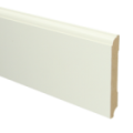 MDF Eigentijdse plint 120x15 wit voorgel. RAL 9010