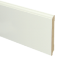 MDF Eigentijdse plint 120x12 wit voorgelakt RAL 9010