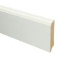 MDF Eigentijdse plint 70x12 wit voorgelakt RAL 9010