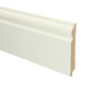 MDF Barok plint 120x15 wit voorgelakt RAL 9010