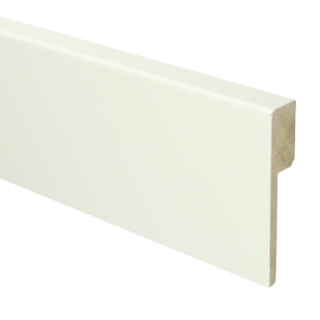 MDF Renovatieplint modern 90x18 voorgelakt RAL 9010